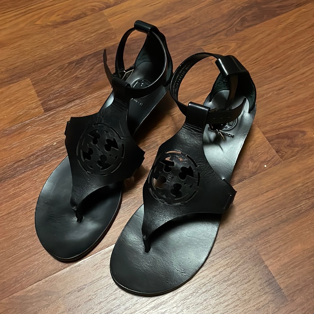 Tory Burch wedge shoes, size 8.